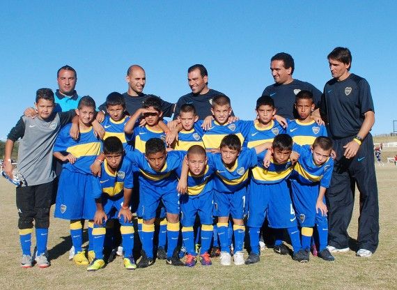 Luca Langoni campeón en infantiles con Boca