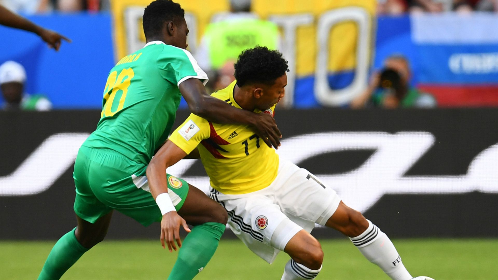 Johan Mojica Colombia Senegal WC Russia 28062018