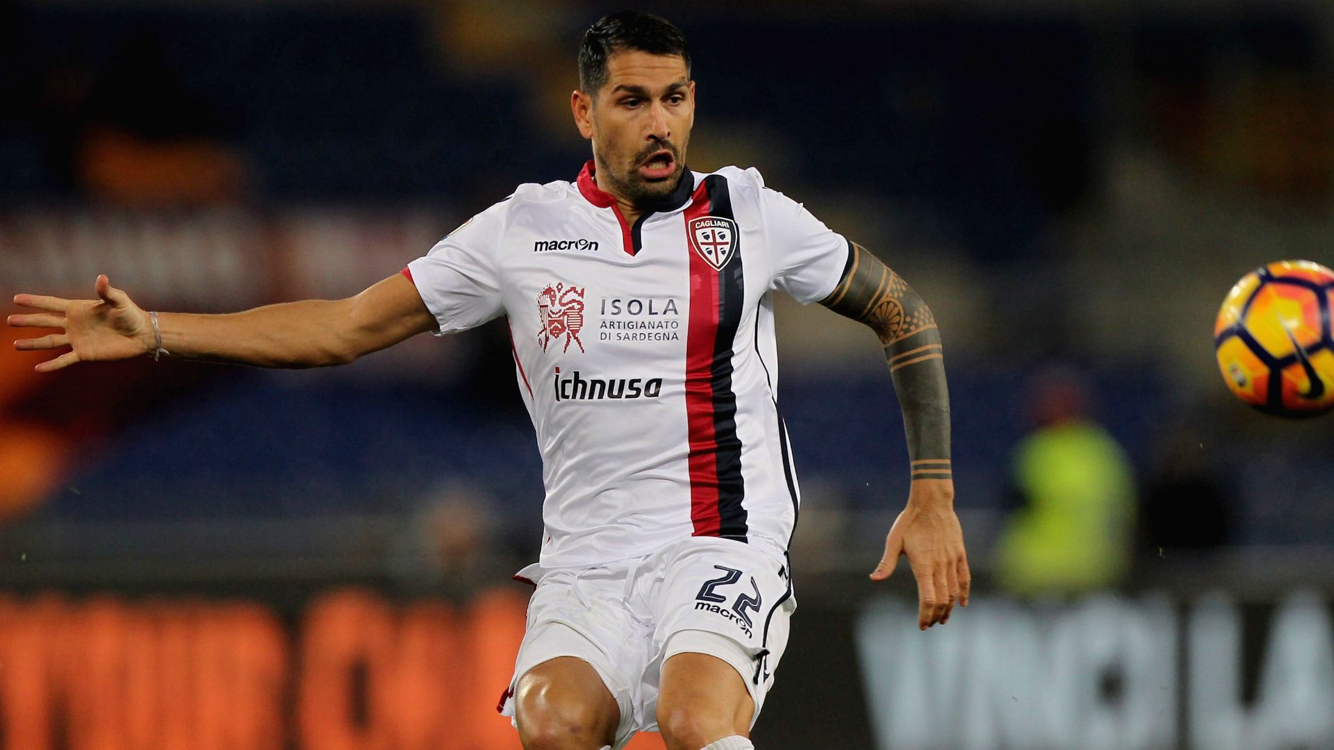 Marco Borriello Roma Cagliari Serie A 22012017