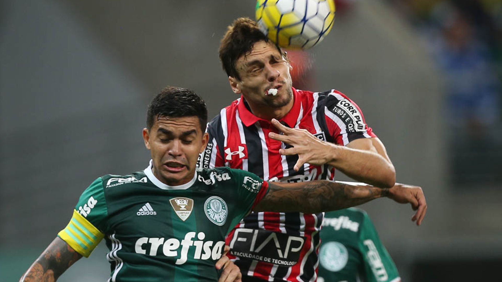 Dudu Rodrigo Caio Palmeiras São Paulo Brasileirão 07092016