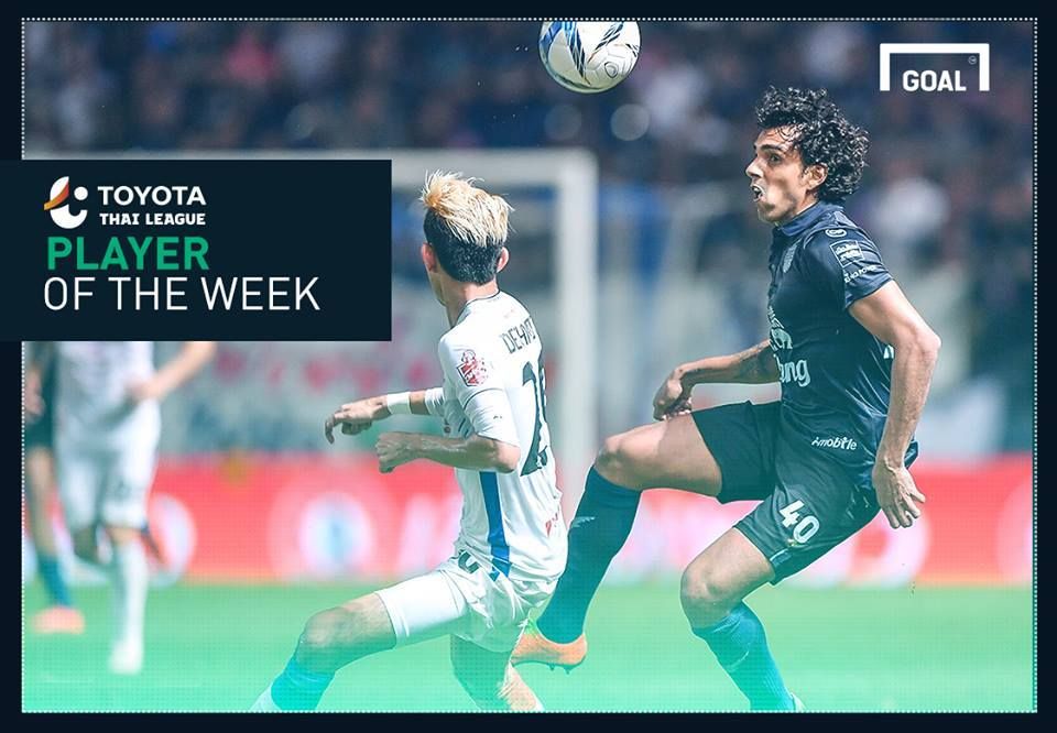Toyota Thai League Player of the Week 17 : ดิโอโก หลุยส์ ซานโต