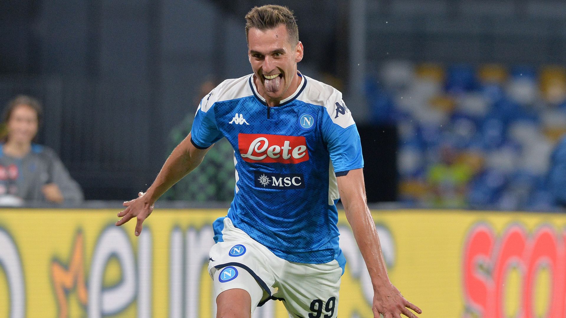 Milik Napoli Verona Serie A