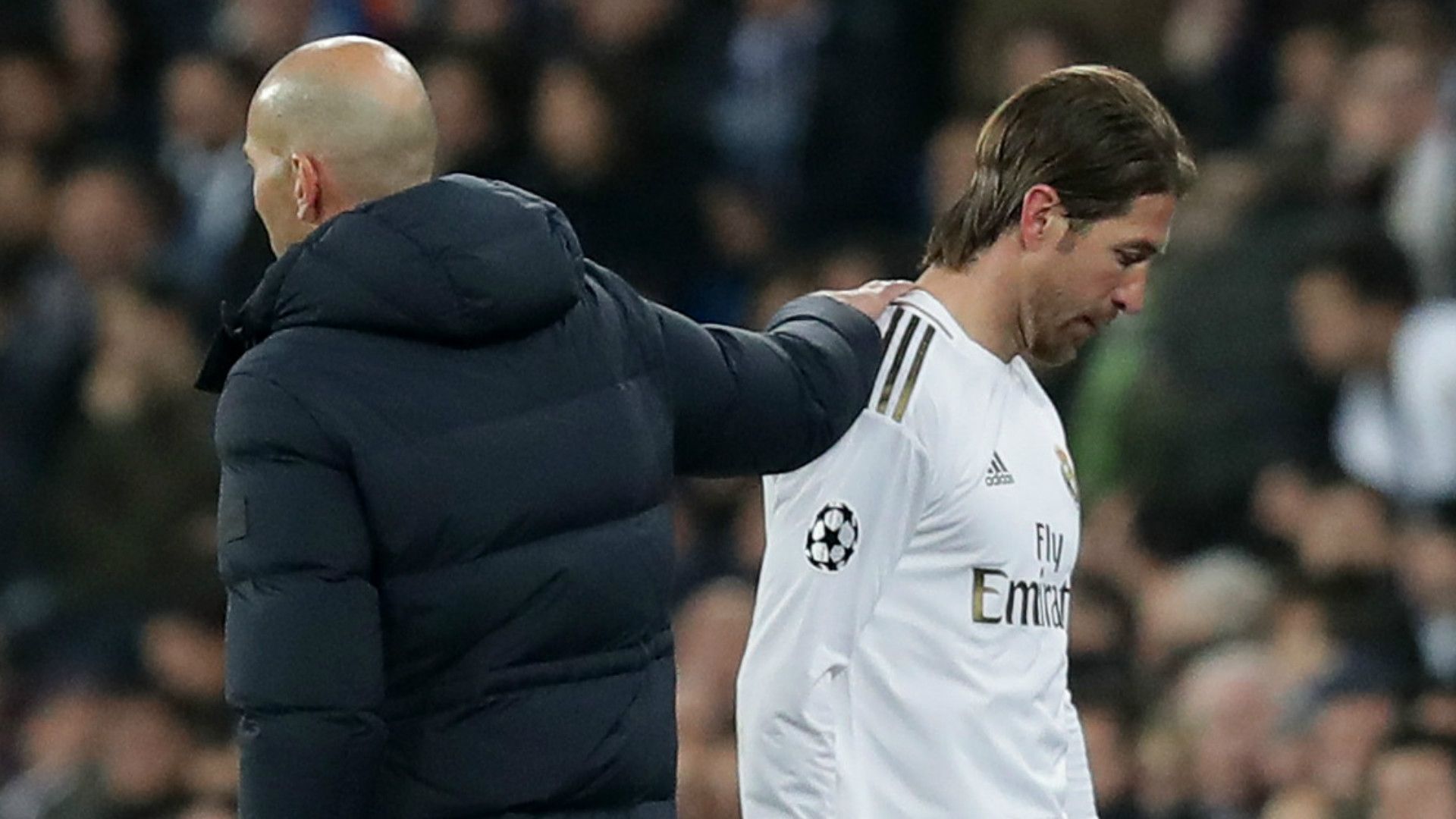 Zinedine Zidane Sergio Ramos Real Madrid 2019-20