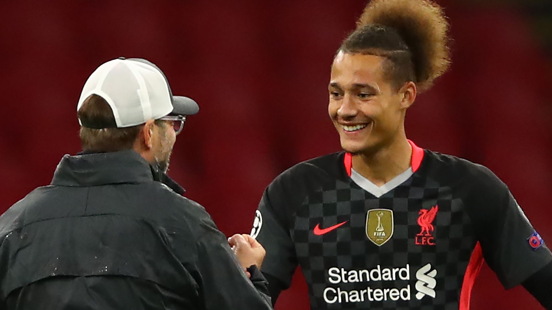 Rhys Williams Jurgen Klopp Liverpool 2020