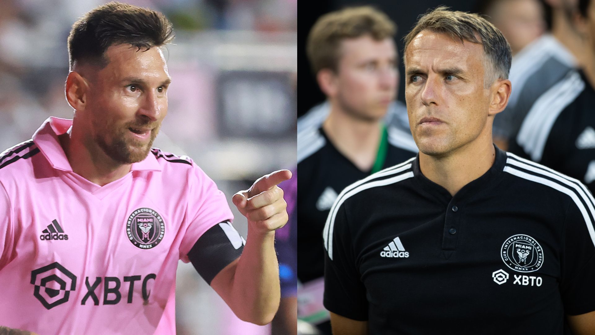 Lionel Messi Phil Neville