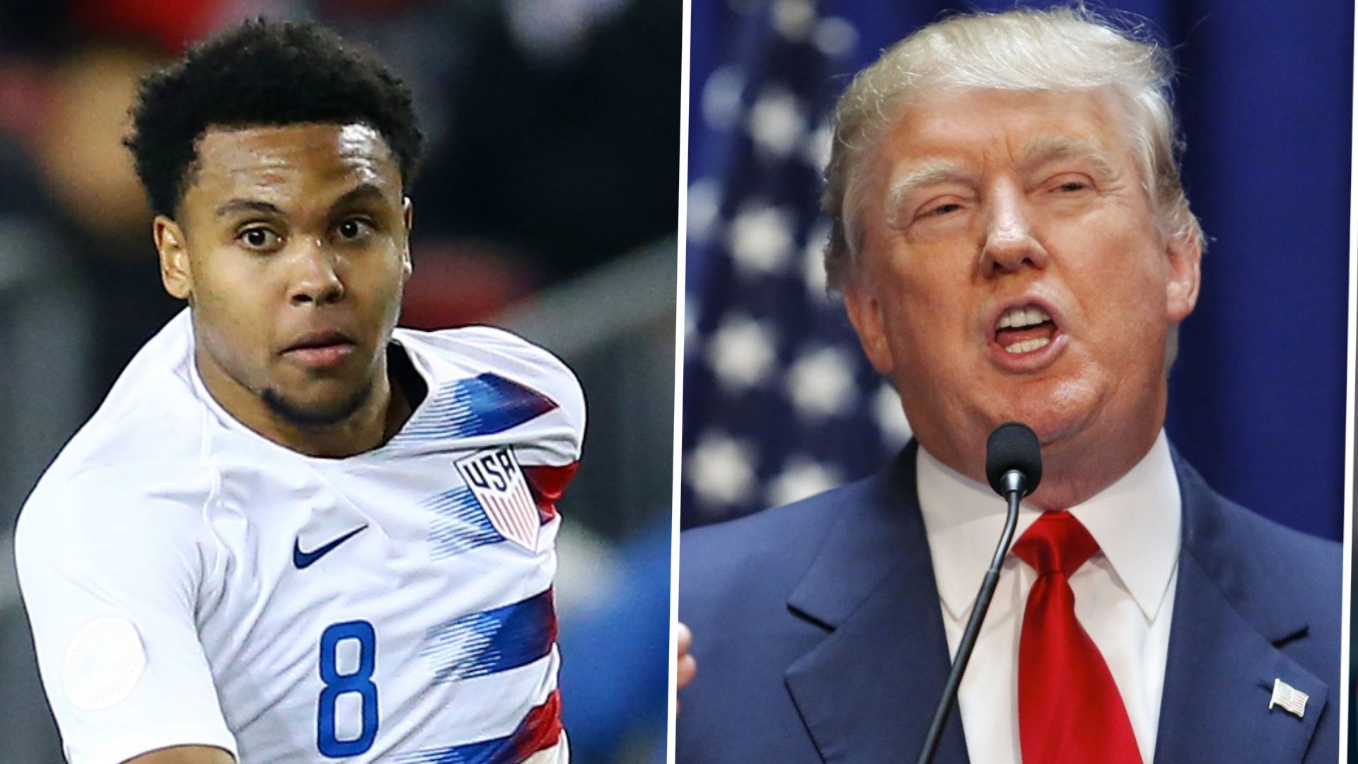 Trump McKennie split