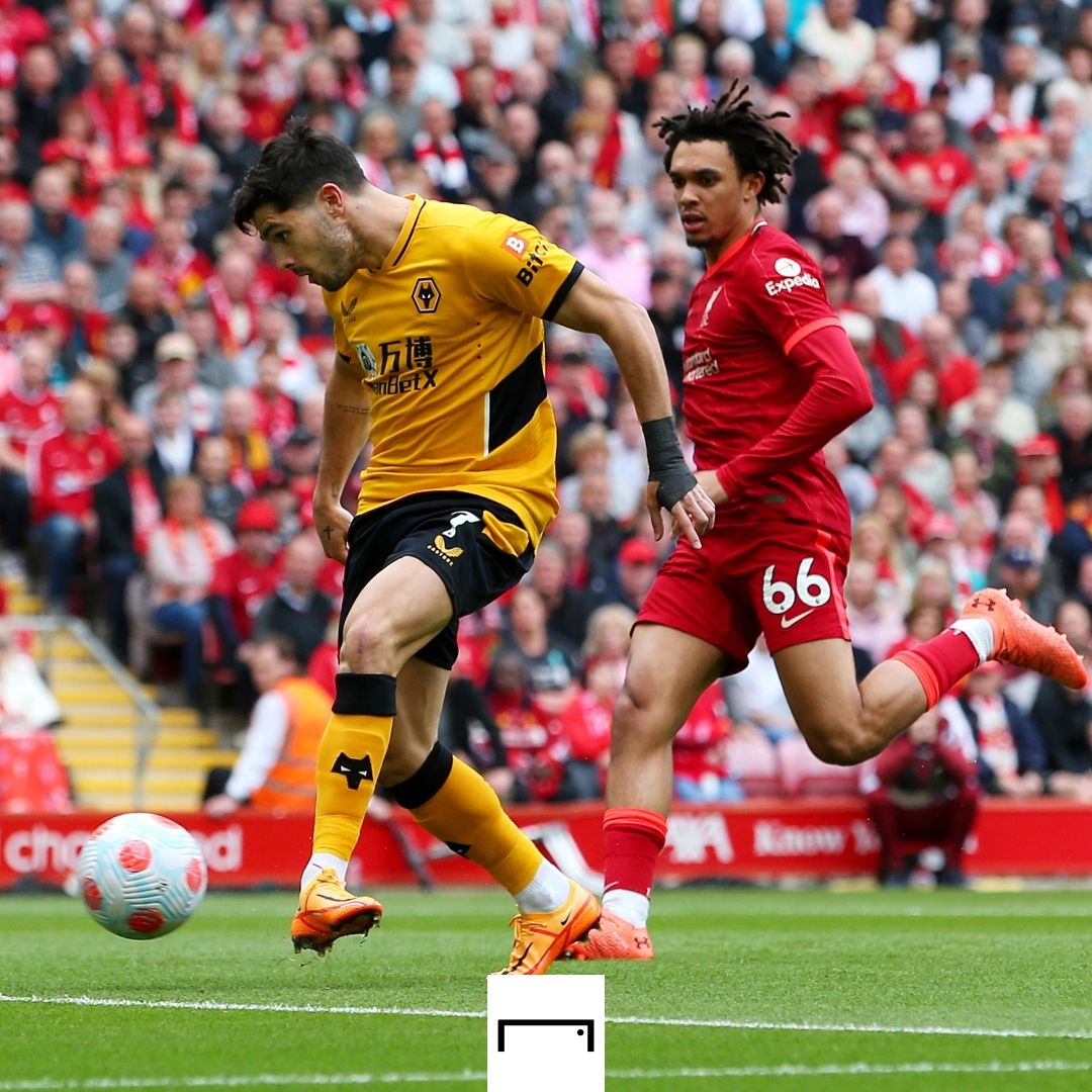 Neto Trent Alexander-Arnold Liverpool Wolves Premier League 2021-22 GFX