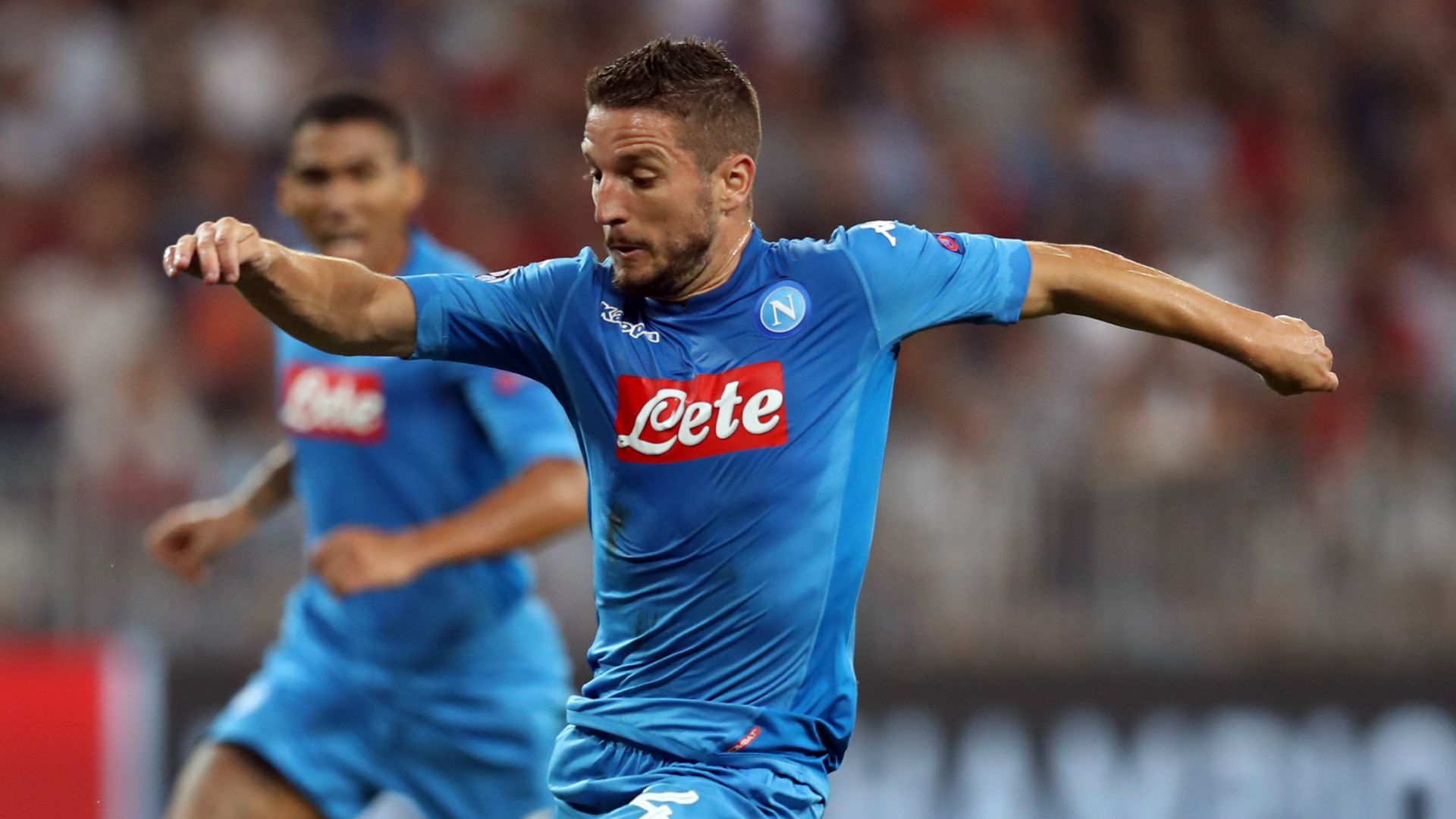 Dries Mertens Nice Napoli Champions League 22082017