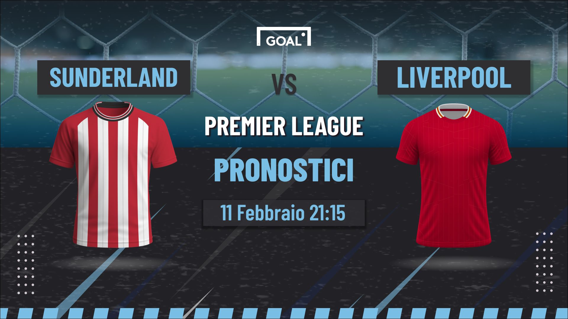 Pronostici Sunderland - Liverpool