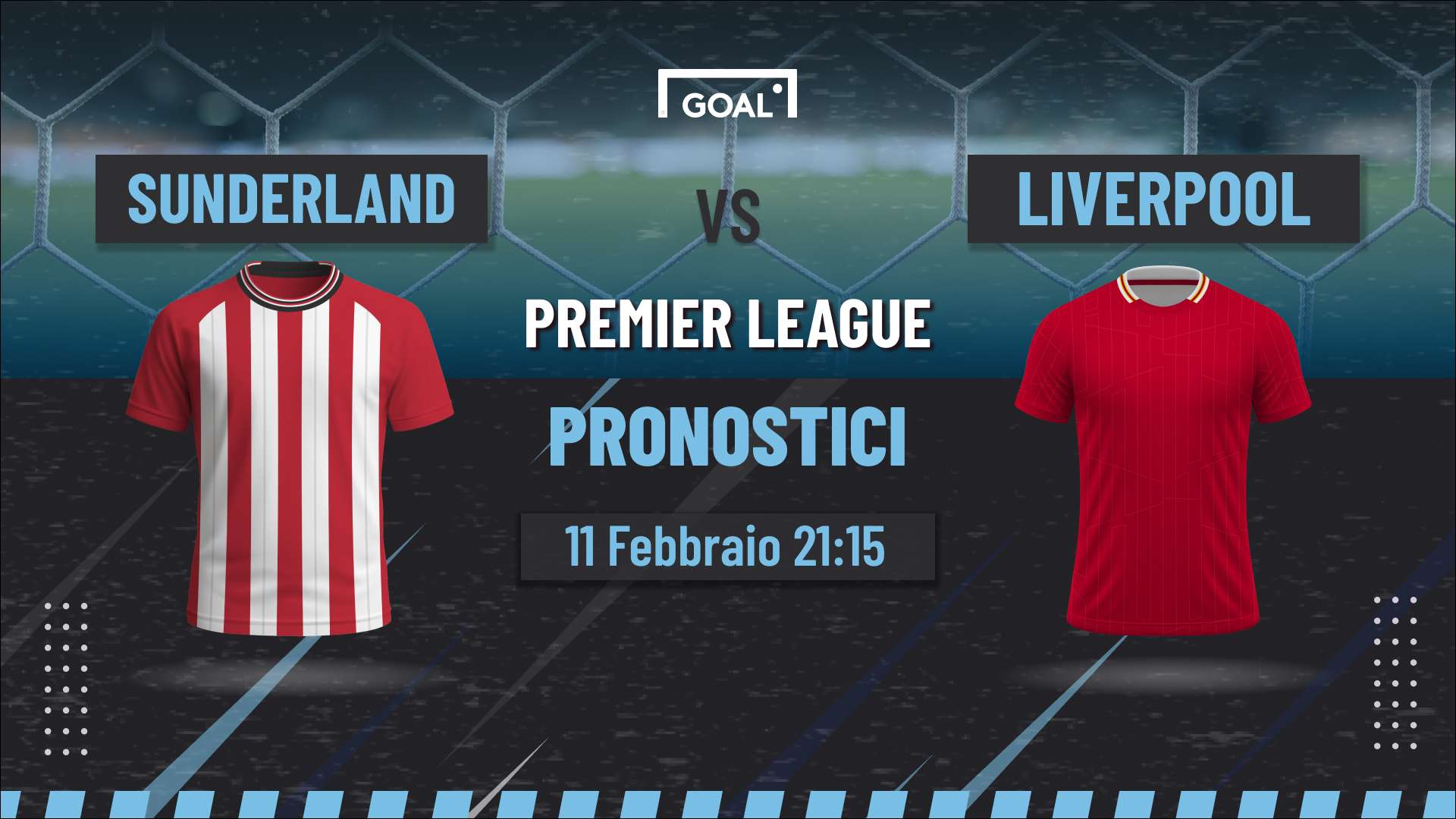 Pronostici Sunderland - Liverpool