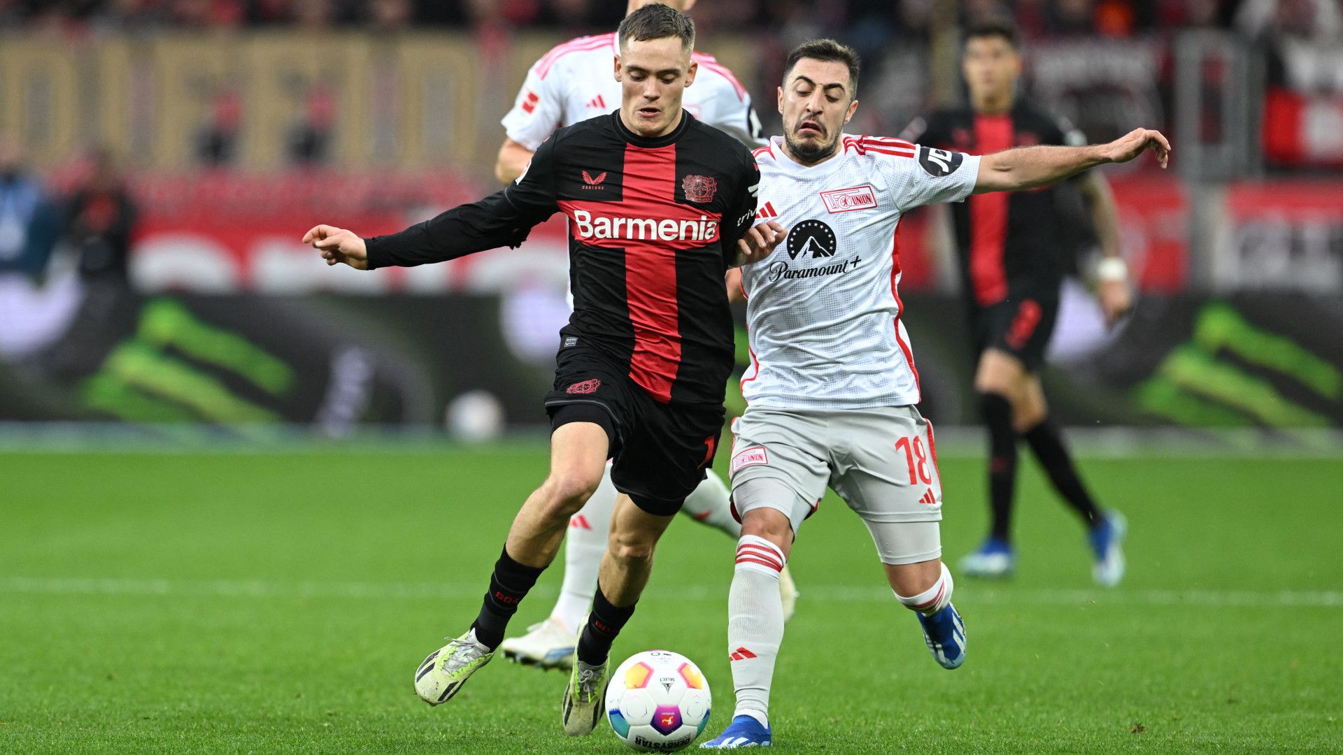 FLORIAN WIRTZ BAYER LEVERKUSEN JOSIP JURANOVIC UNION BERLIN BUNDESLIGA 12112023