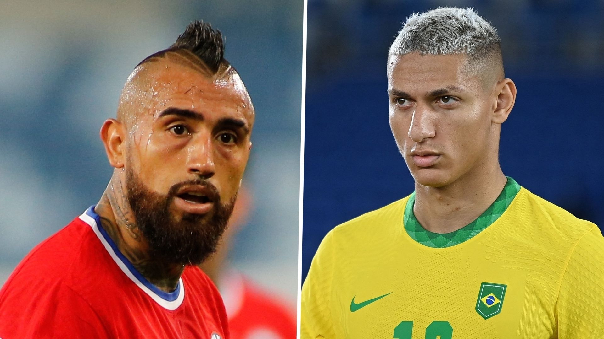 Richarlison Vidal Brasil Chile Brazil