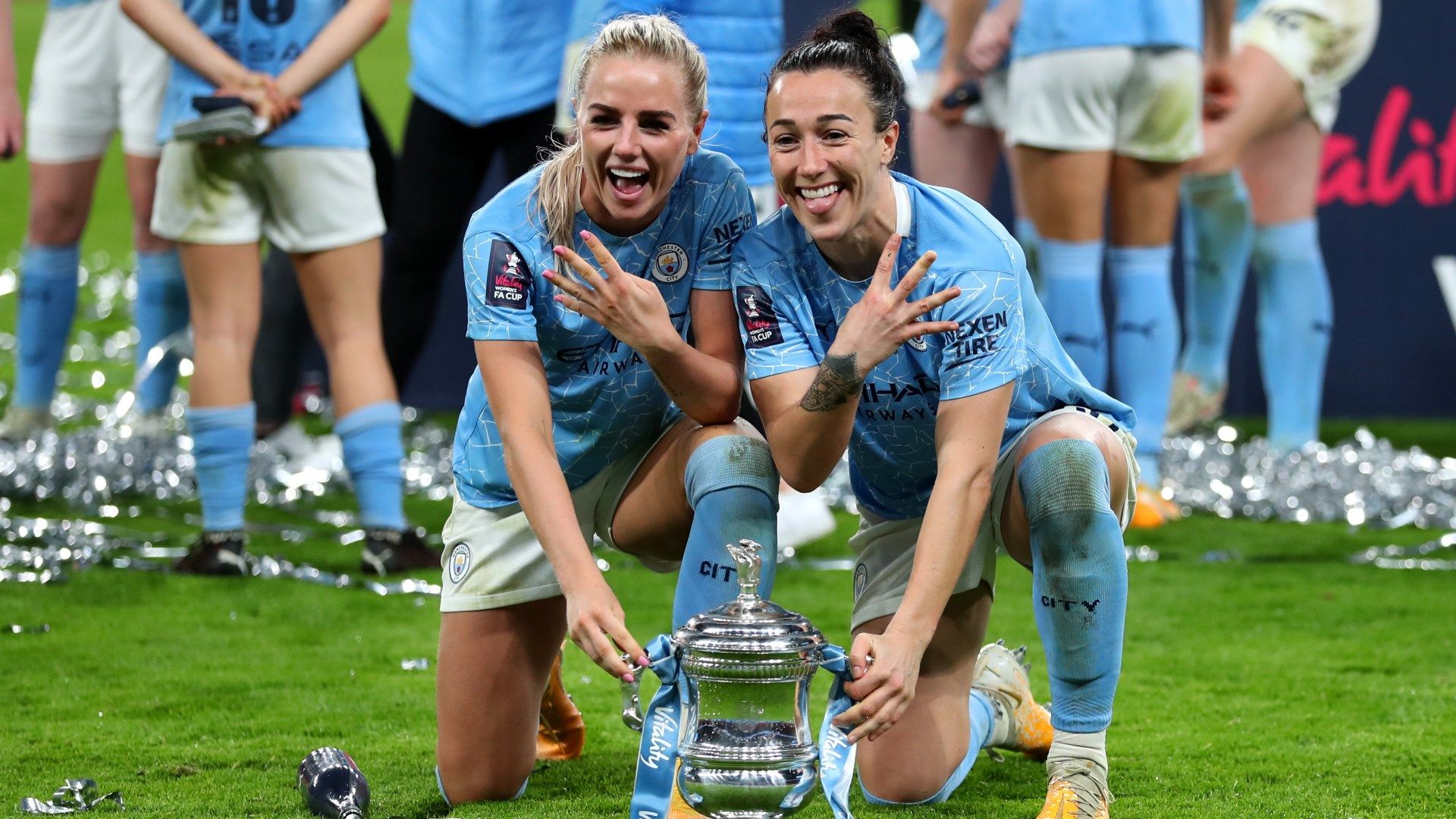 Alex Greenwood Lucy Bronze Manchester City Women 2020-21