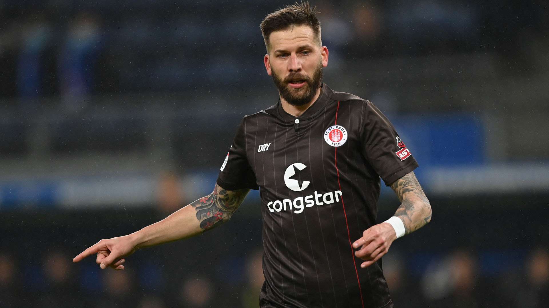 Guido Burgstaller of St. Pauli