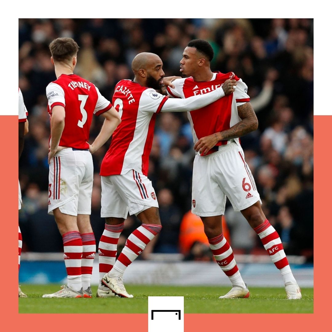 Gabriel Arsenal Manchester City 2021-22 GFX