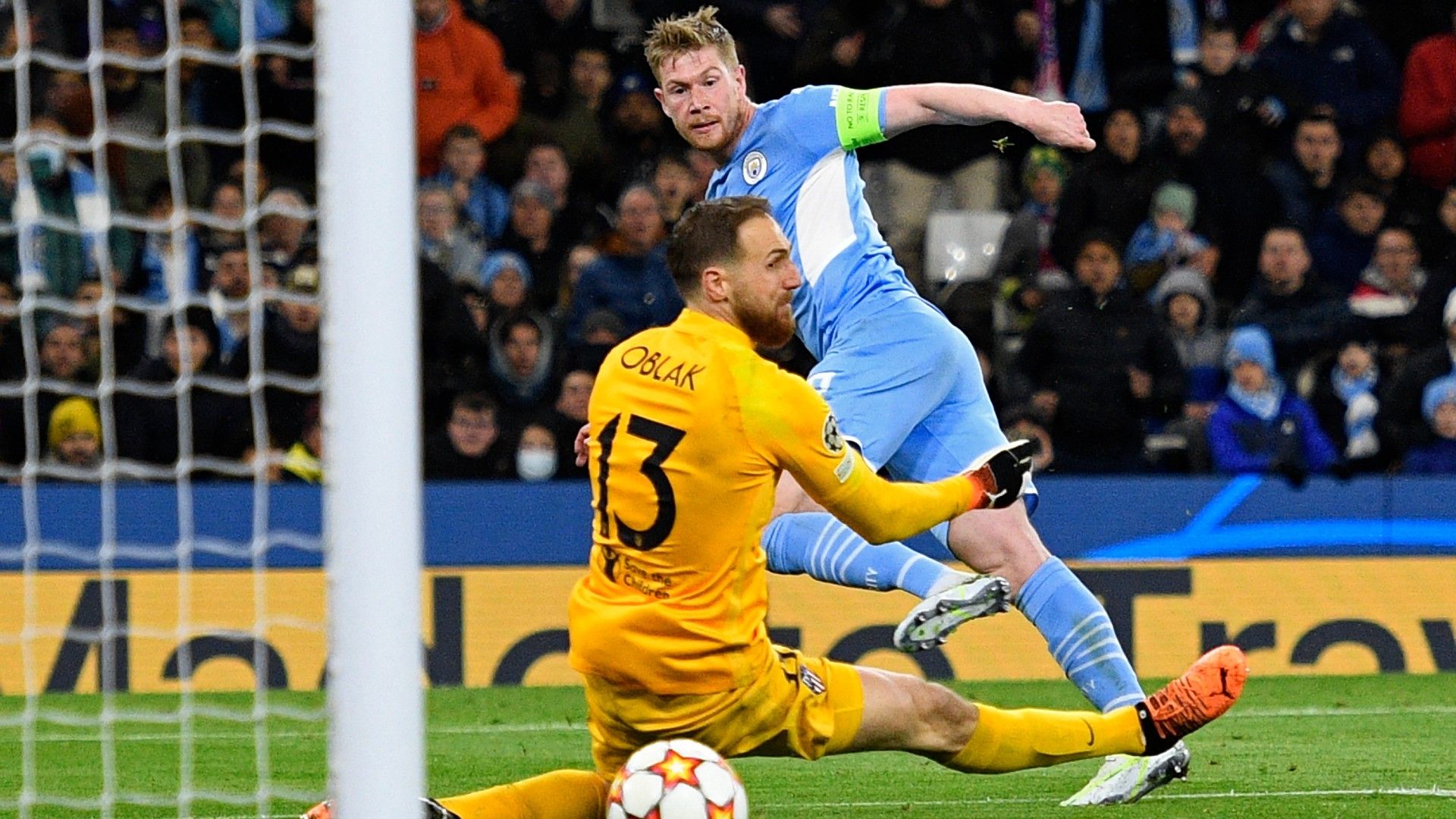 De Bruyne Oblak Man City Atletico 2022
