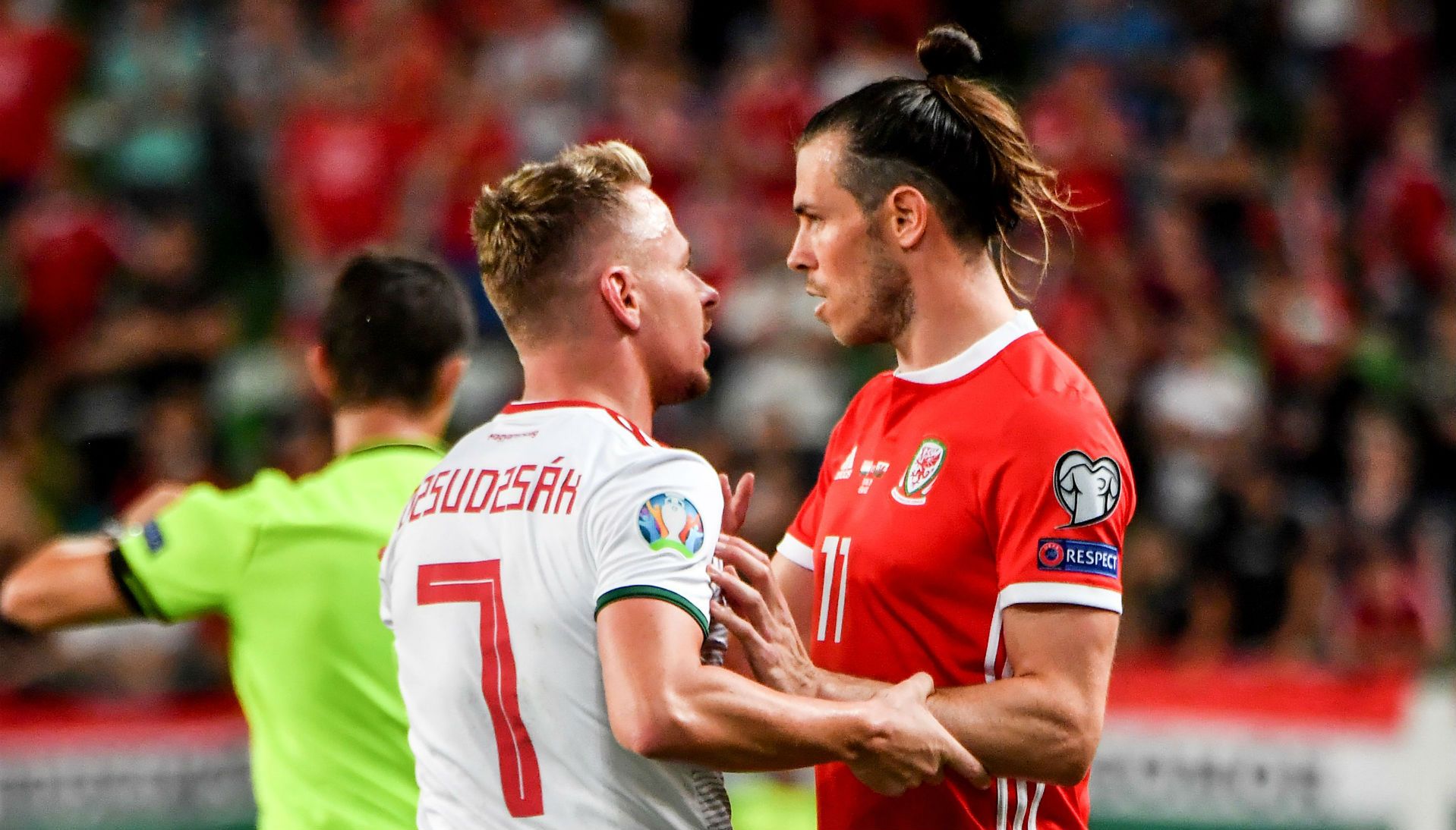 110619 Hungría Gales Balazs Dzsudzsak Gareth Bale