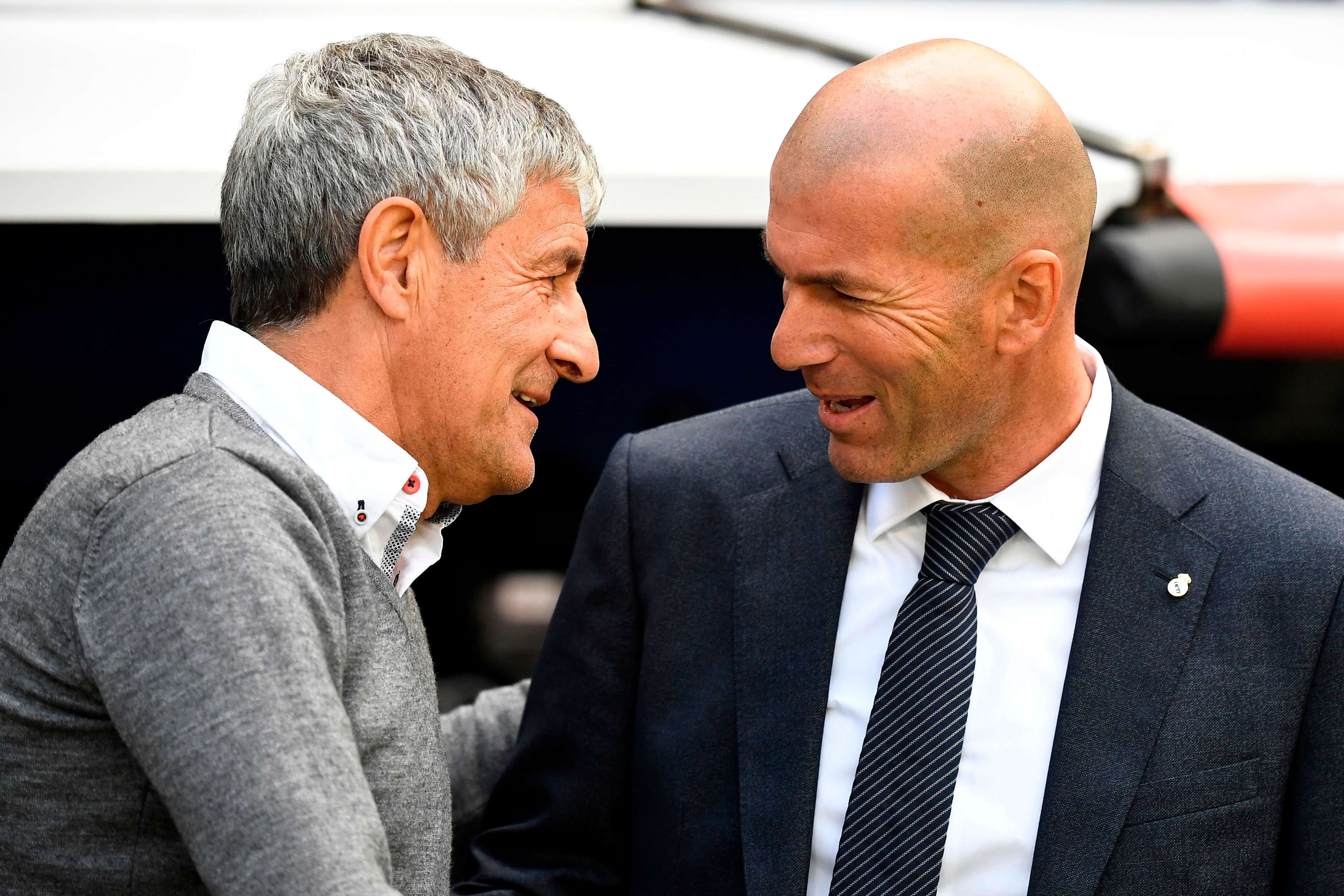 Setien Zidane Real Madrid Betis LaLiga