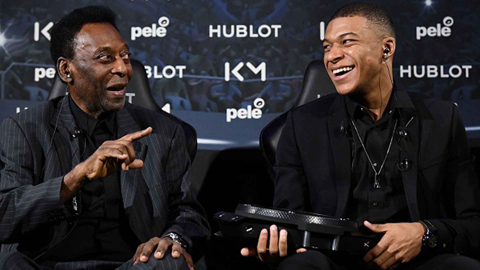 Pele und Mbappe