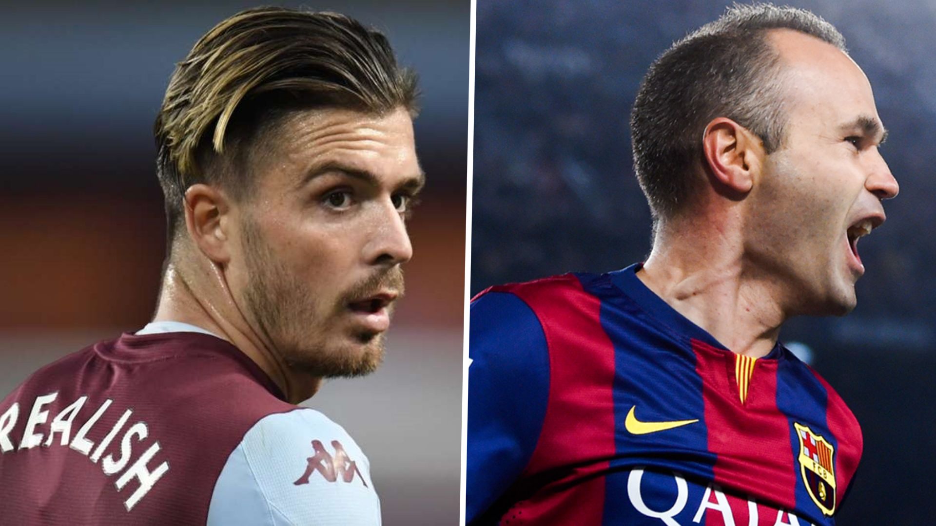 Jack Grealish Andres Iniesta GFX