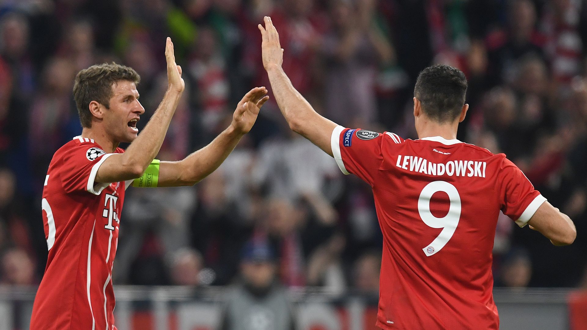 Thomas Müller Robert Lewandowski FC Bayern München