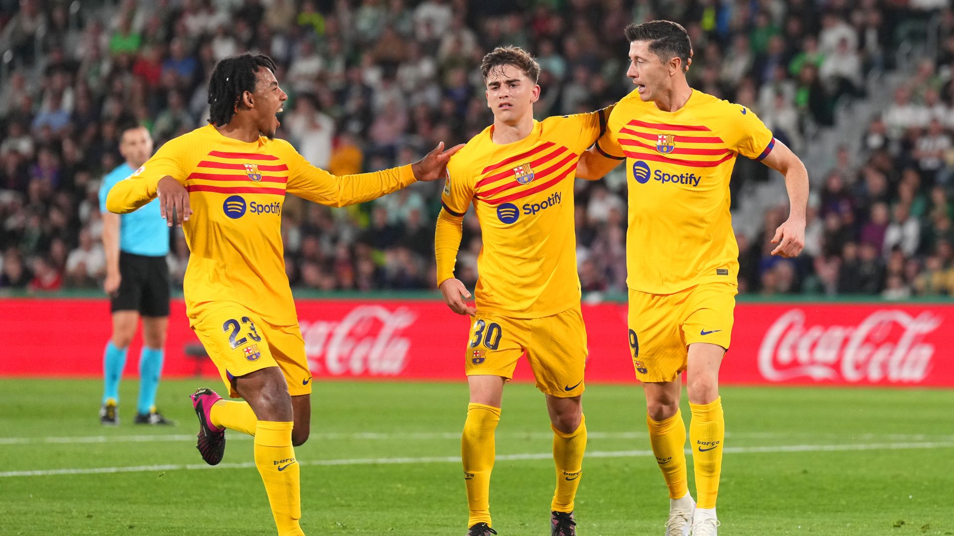 Lewandowski Kounde Gavi Barcelona