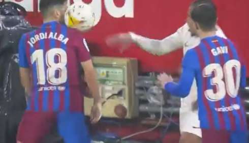 Jules Kounde Jordi Alba FC Sevilla FC Barcelona