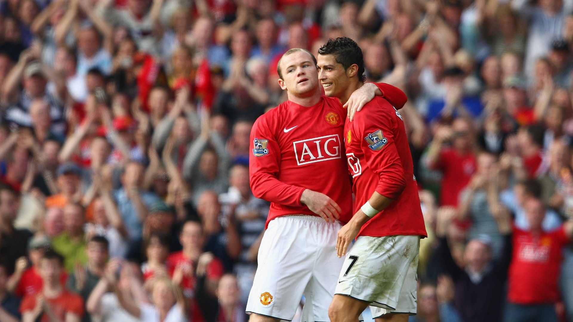 Wayne Rooney Cristiano Ronaldo Manchester United