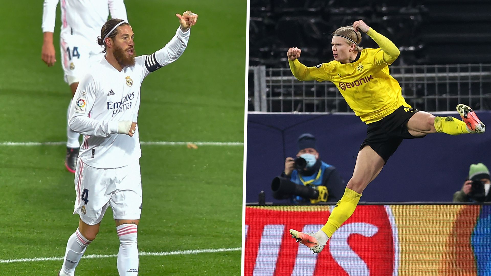 GFX Sergio Ramos Erling Haaland