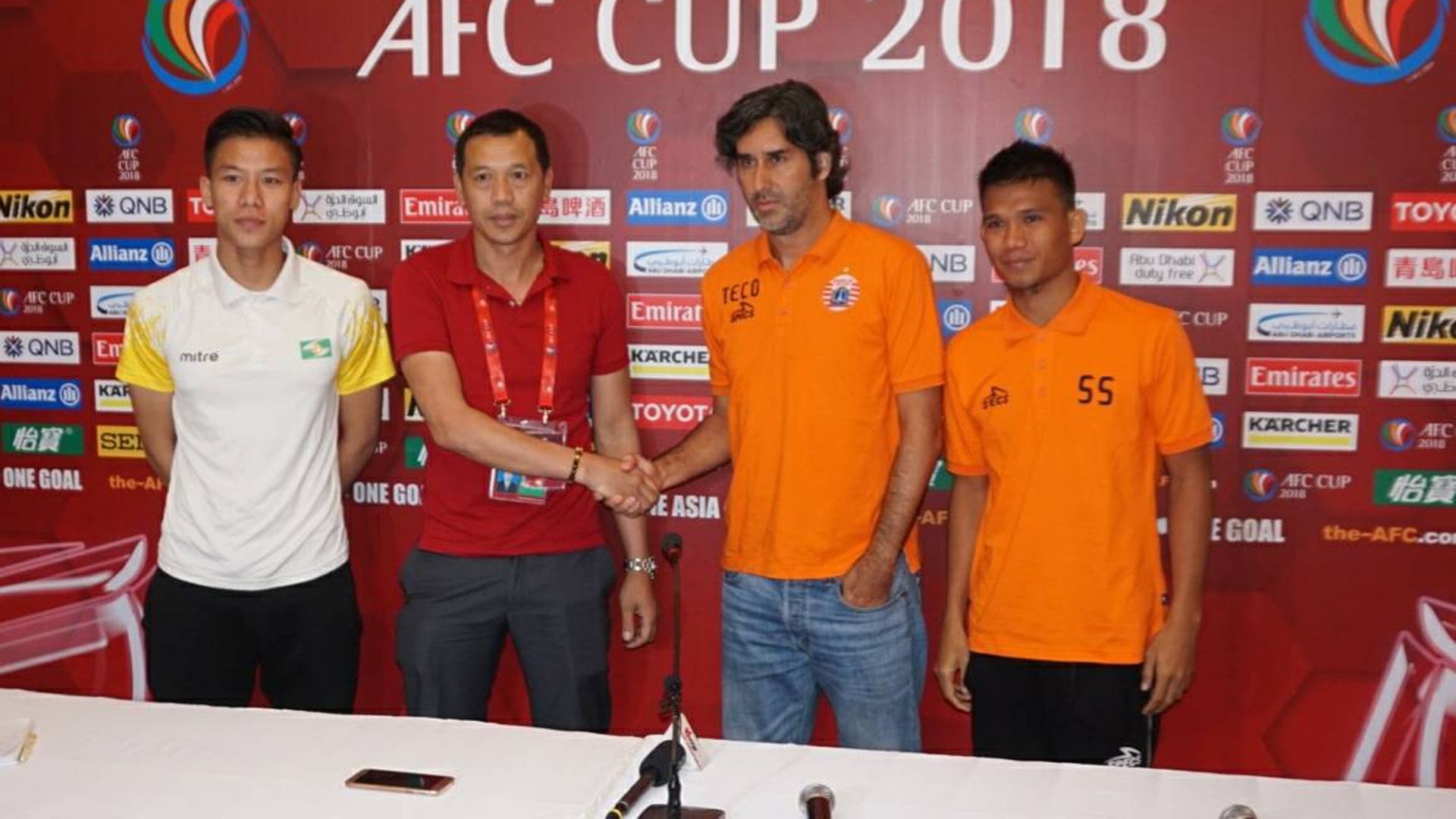 Jumpa Pers Song Lam Nghe An & Persija Jakarta