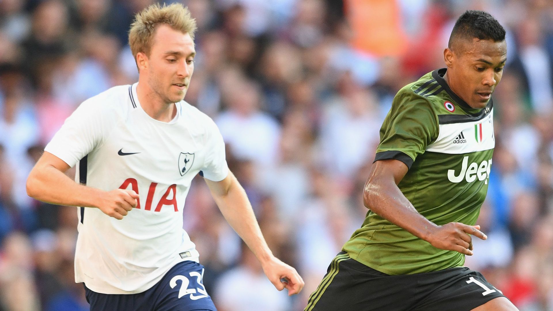 Eriksen Alex Sandro Tottenham Juventus