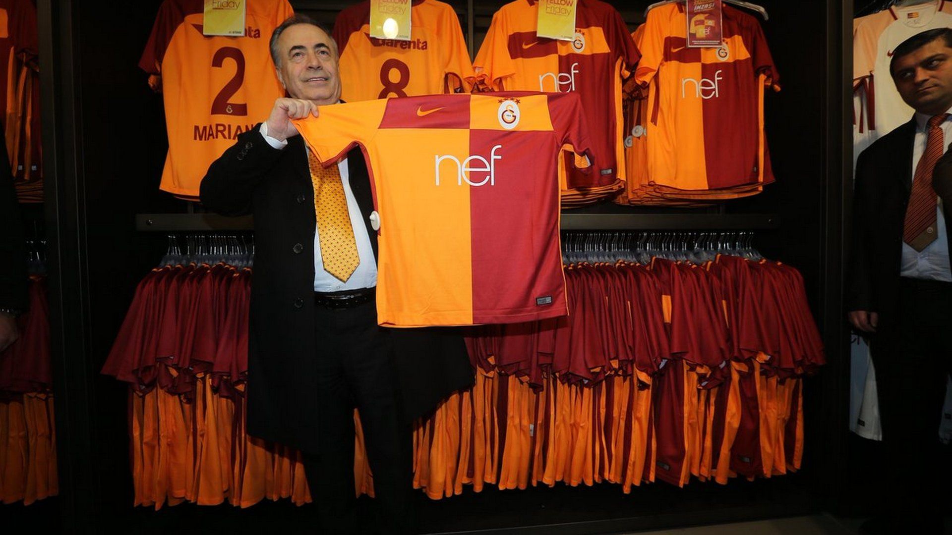 Galatasaray president Mustafa Cengiz