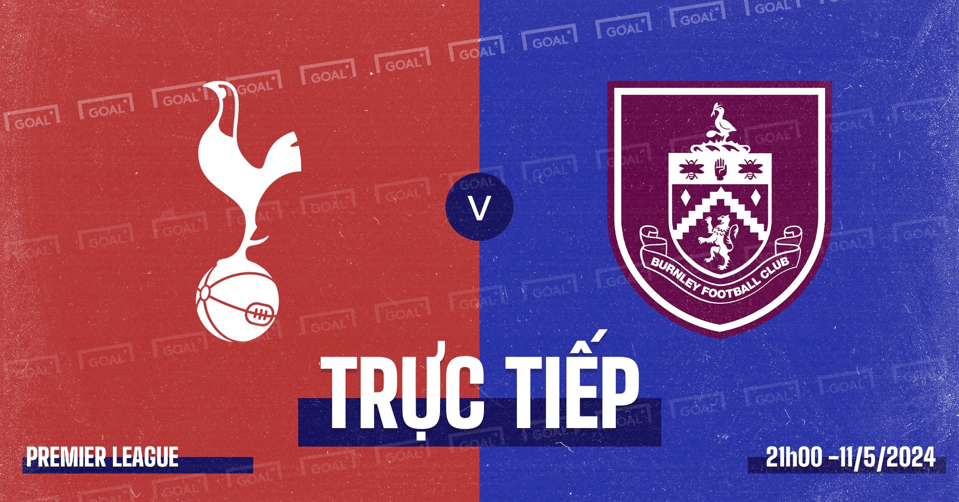 Tottenham vs Burnley Premier League 2023/24 GFX