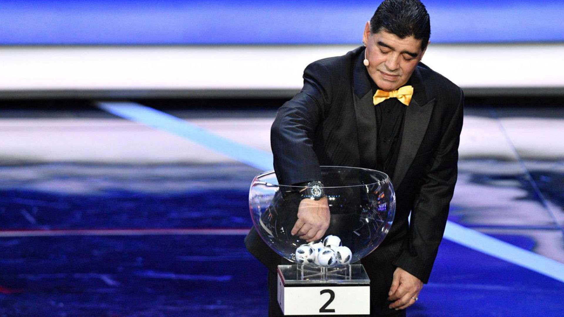 Diego Maradona Sorteo Russia 2018