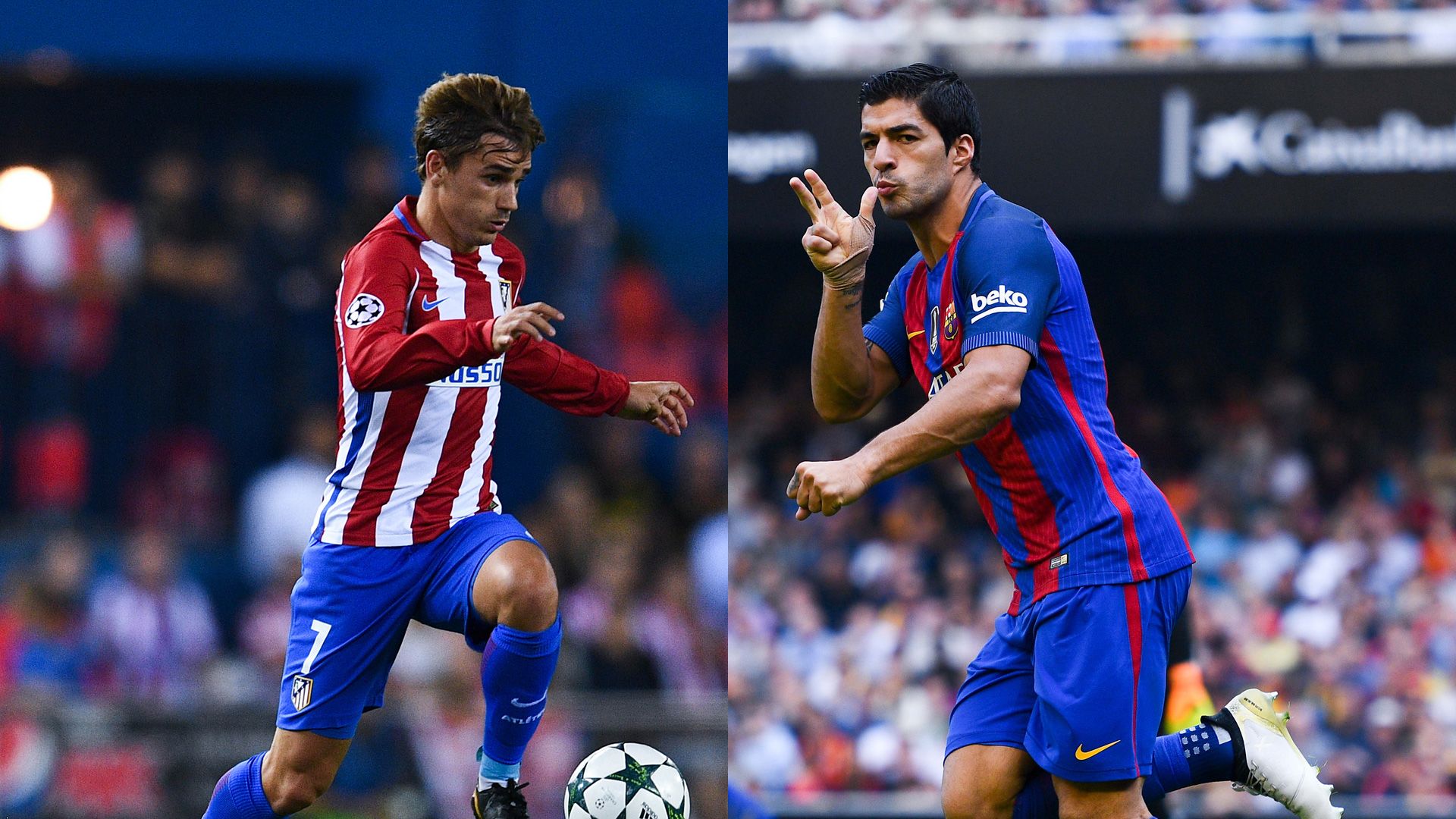 GFX Antoine Griezmann Luis Suarez