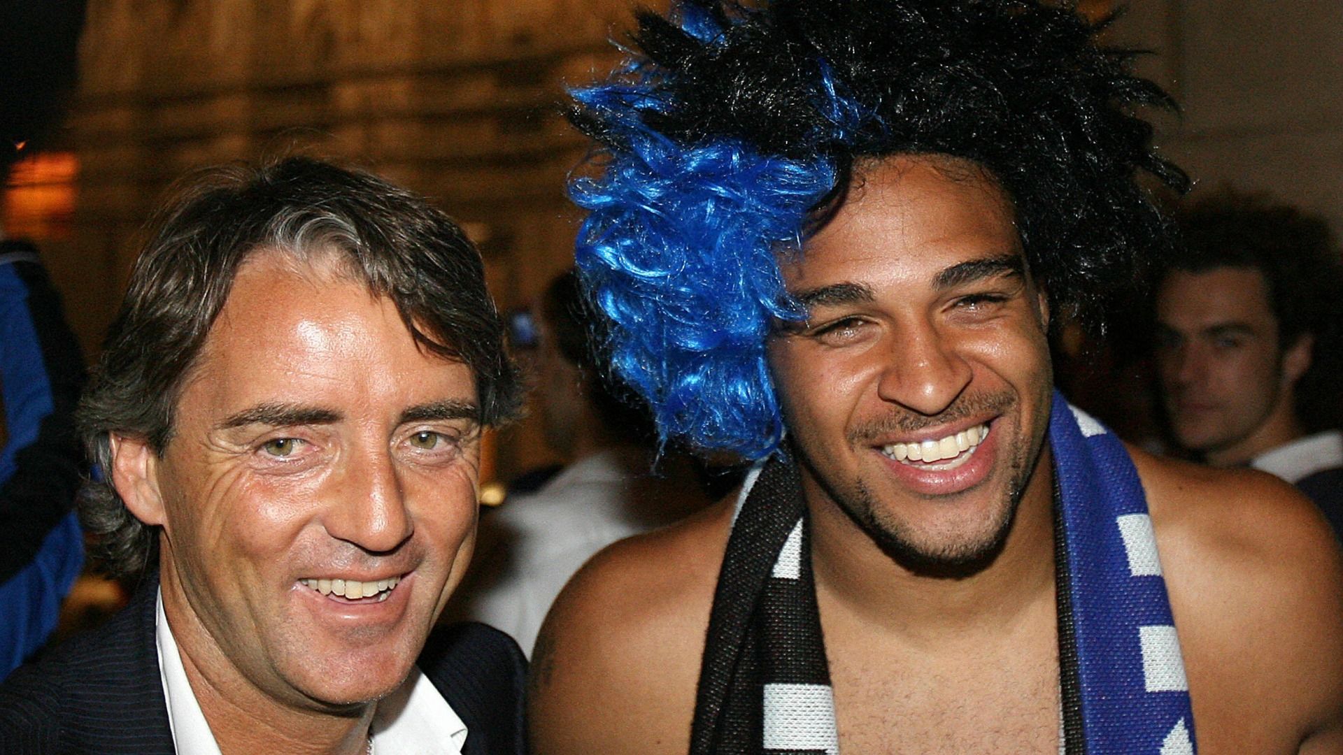 Roberto Mancini Adriano Inter