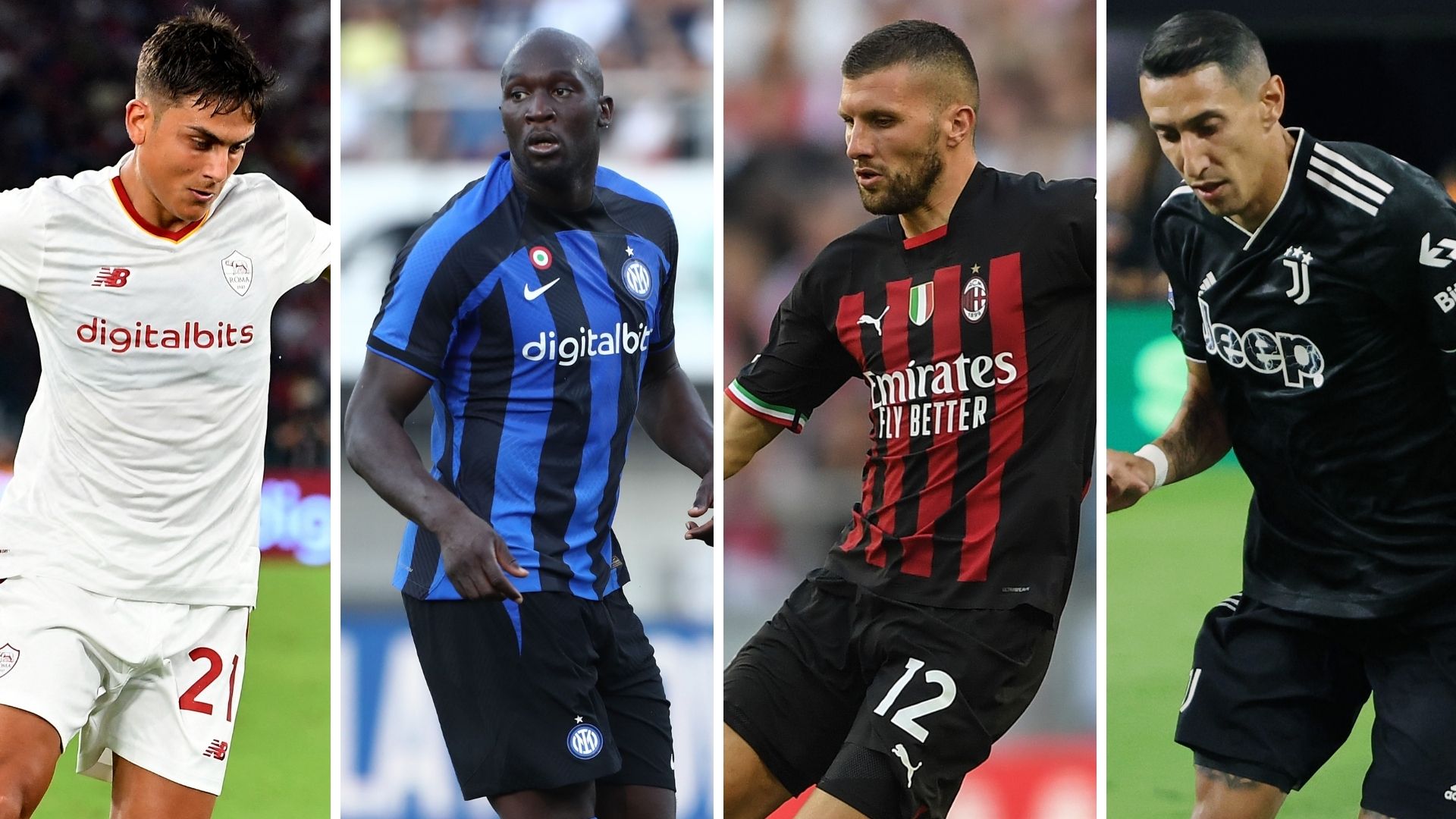 Dybala Lukaku Rebic Di Maria