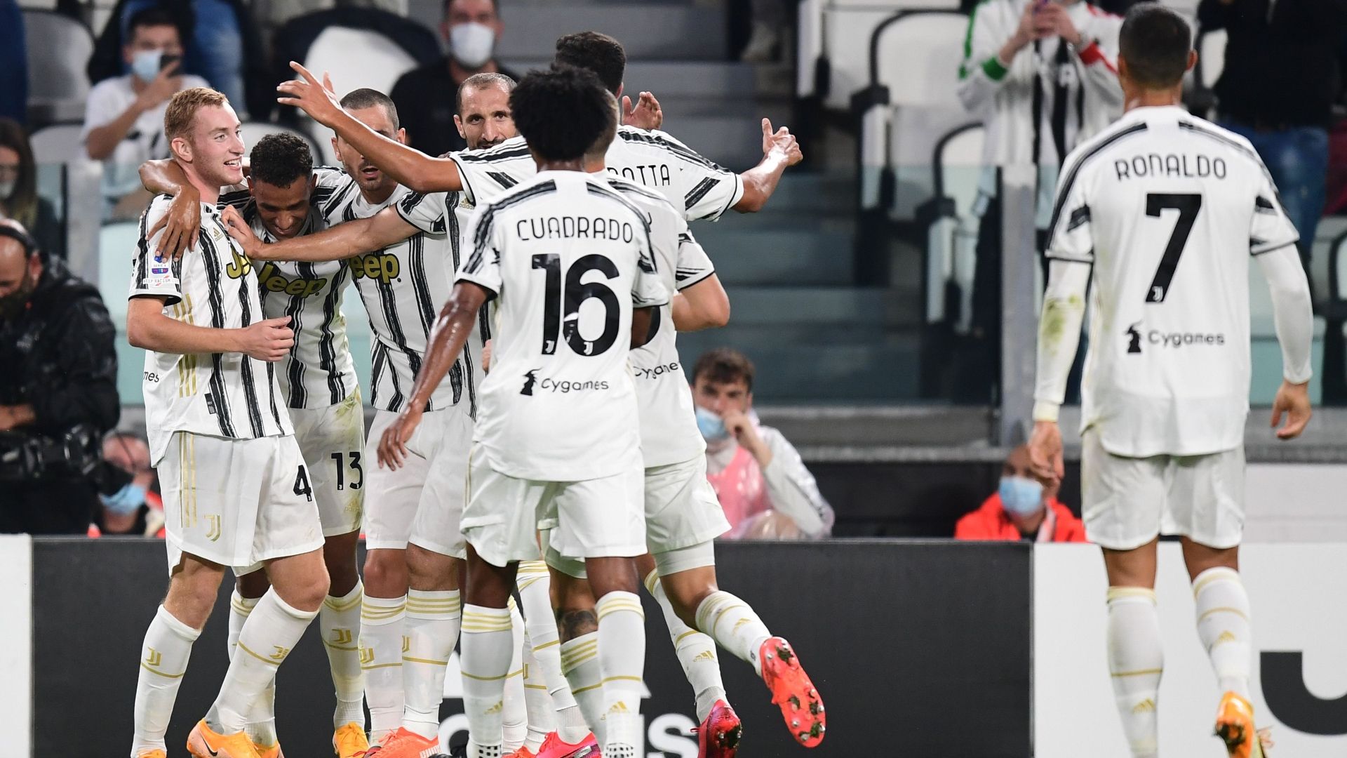 Juventus Sampdoria celebration 2