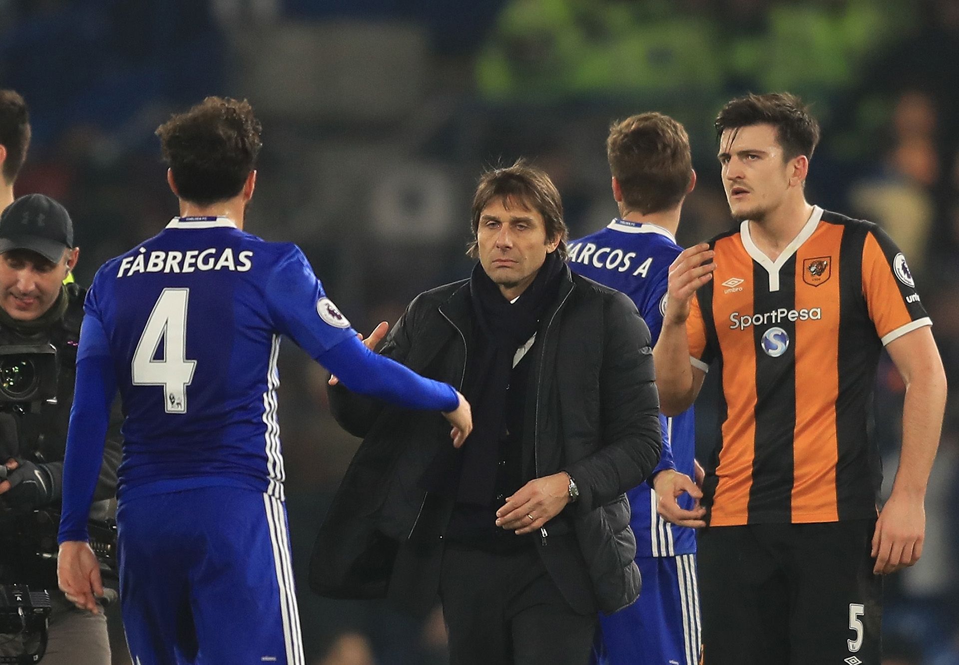 Cesc Fabregas Antonio Conte Chelsea Hull