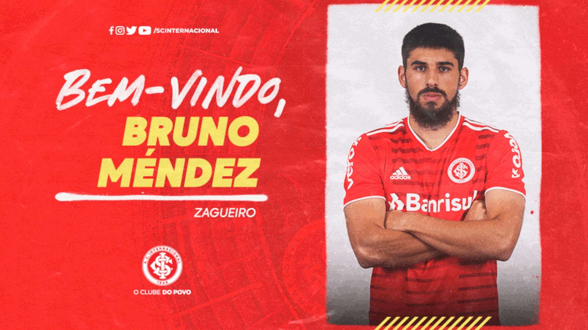 Inter anuncia Bruno Méndez 2021