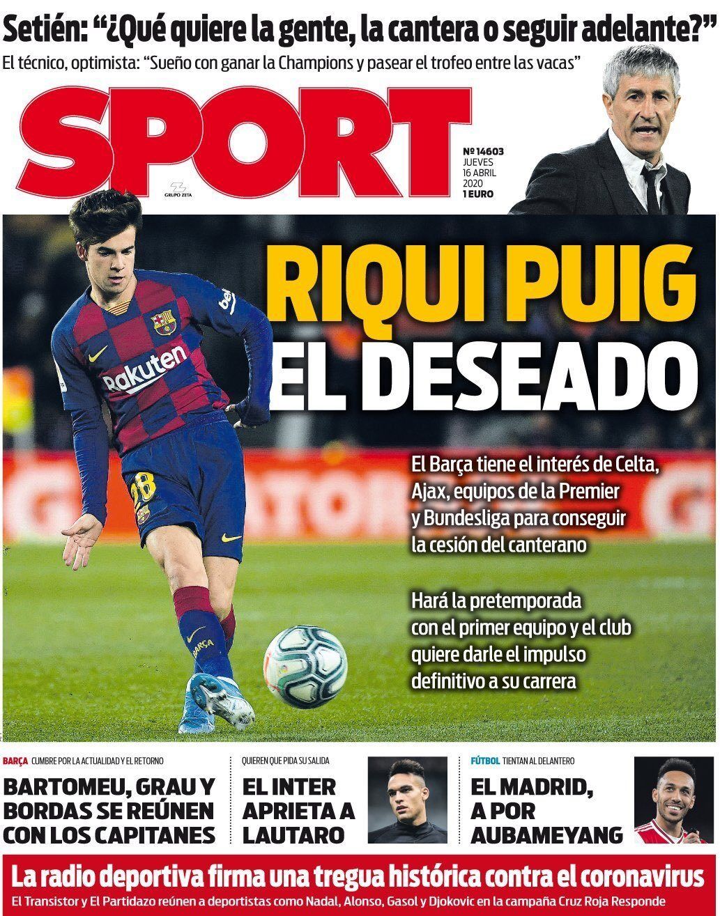 16 April Sport
