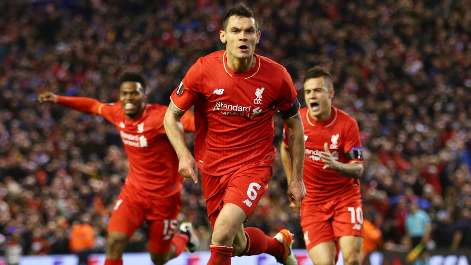 Dejan Lovren Liverpool Borussia Dortmund Europa League 2015-16