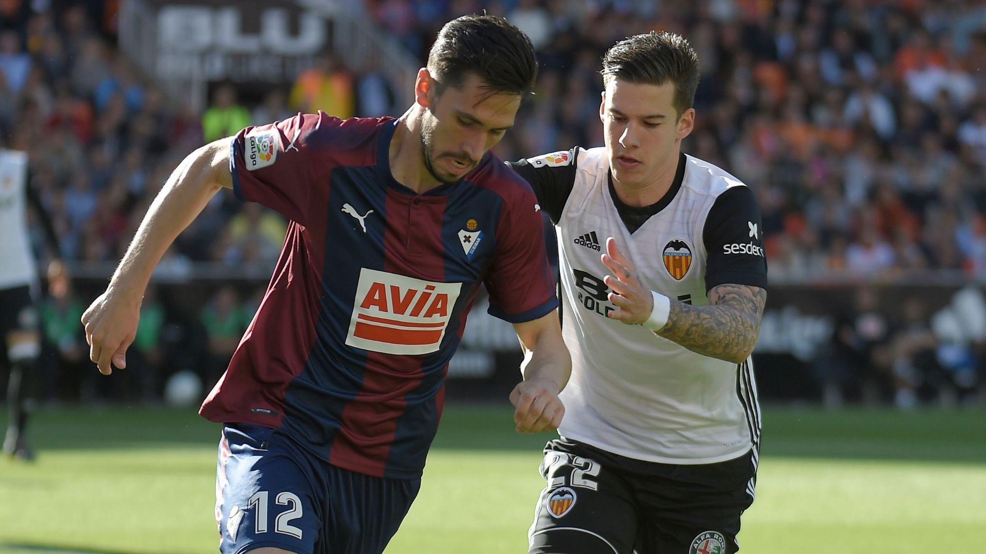 Eibar, Paulo Oliveira, Valencia, Santi Mina