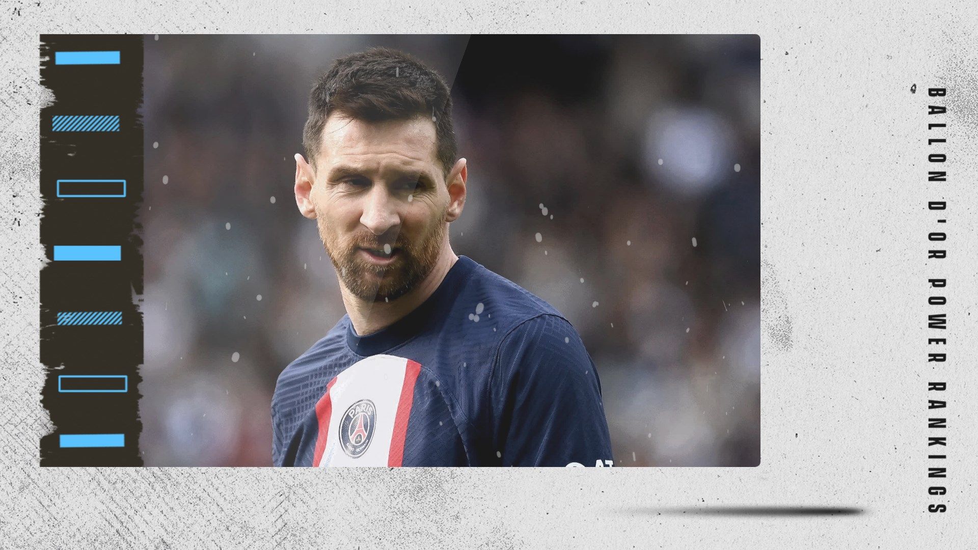 Lionel Messi Ballon d'Or Rankings GFX