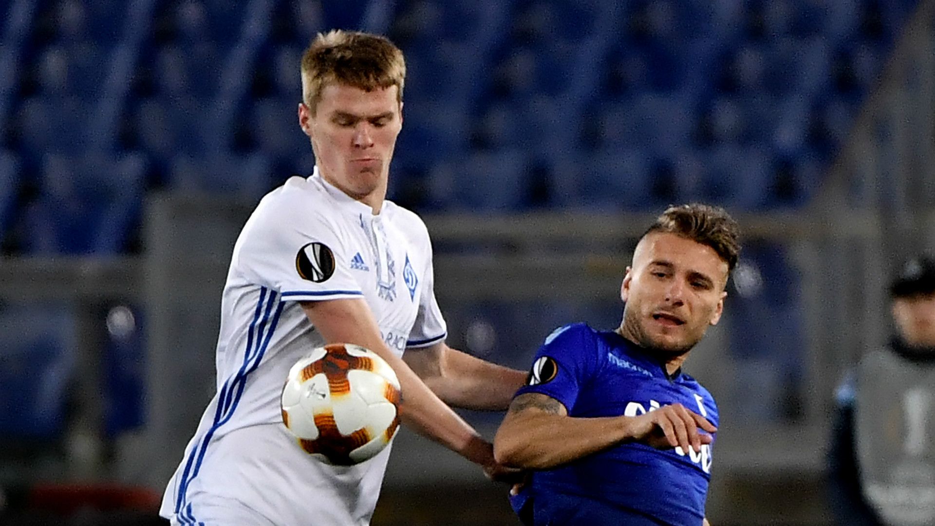 Mykyta Burda, Ciro Immobile, Lazio, Dynamo Kiev, Europa League, 08032018