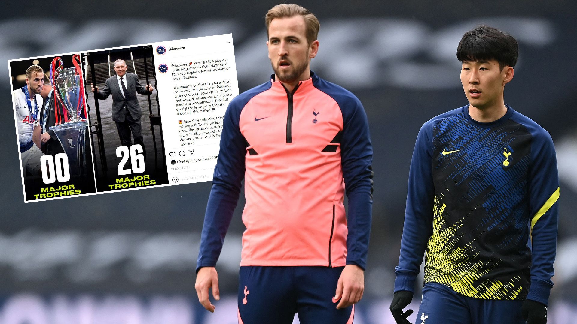 Harry Kane Heung-Min Son Tottenham