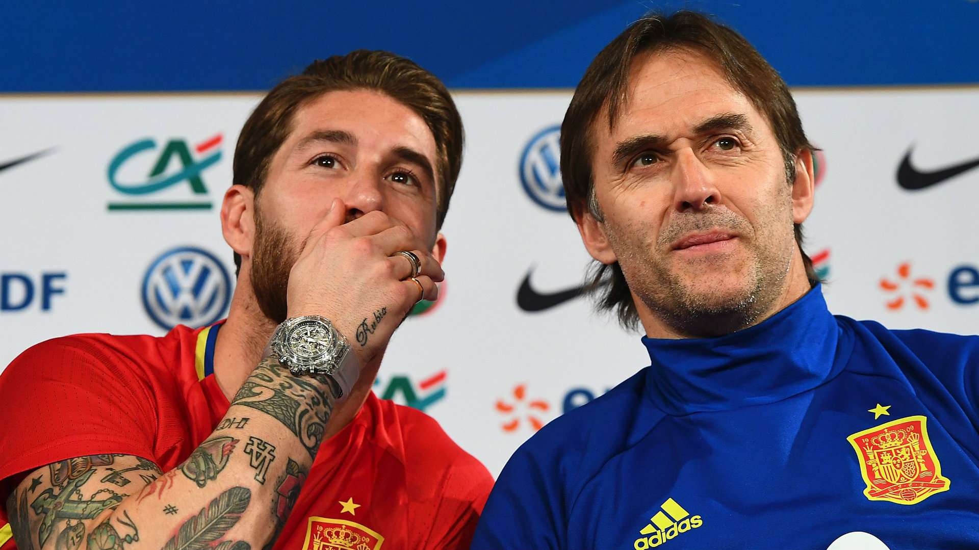 Sergio Ramos Julen Lopetegui Spain