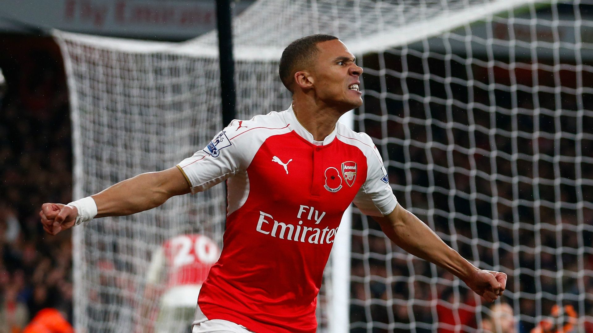 Kieran Gibbs Arsenal Tottenham 08112015
