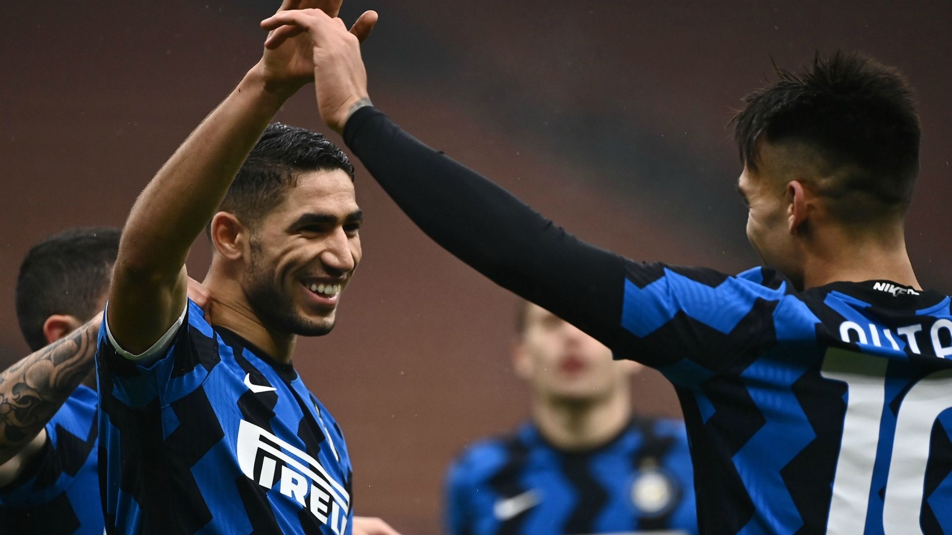 Achraf Hakimi - Lautaro Martínez Inter Spezia 20122020