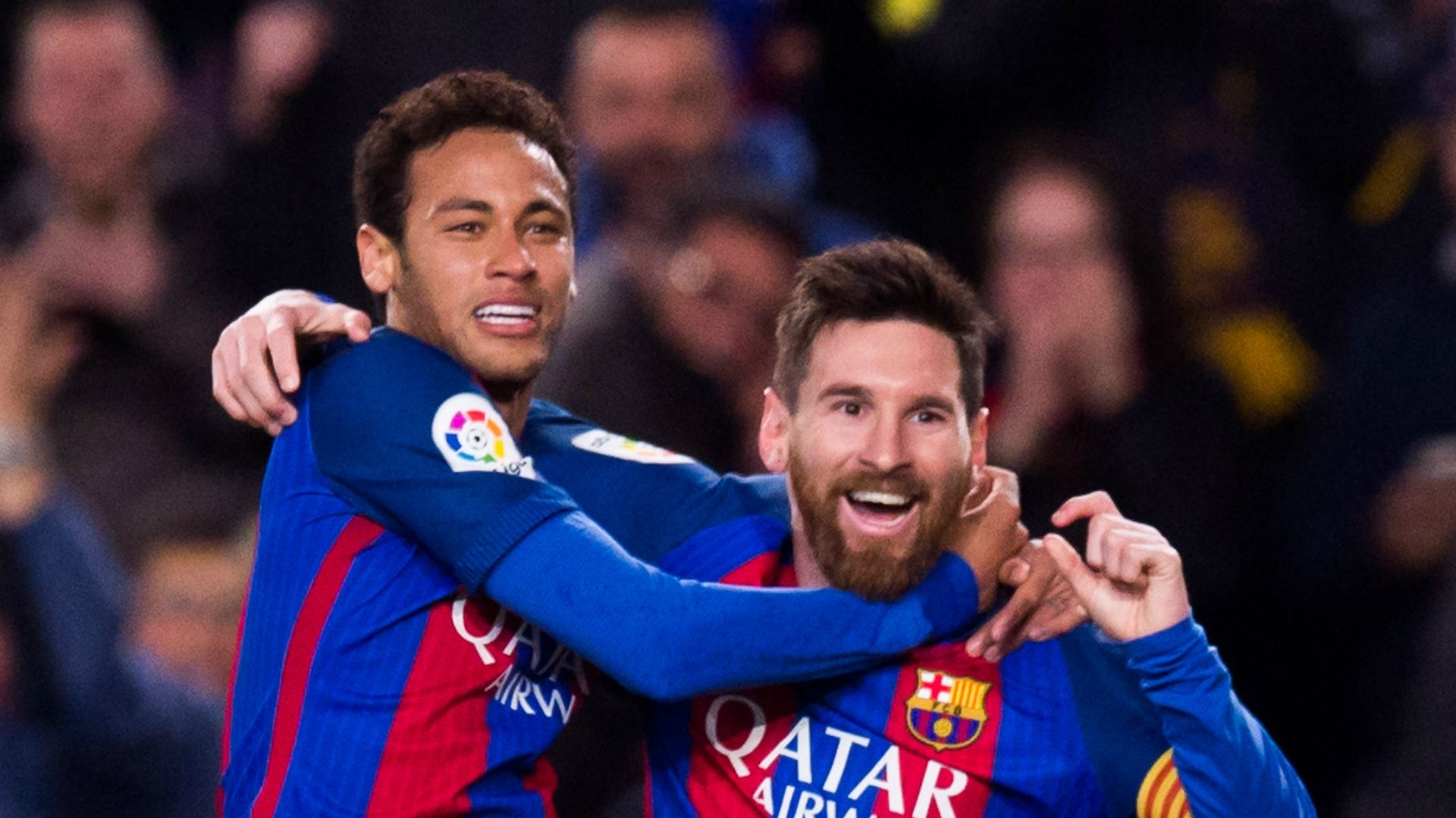 Neymar and Lionel Messi - cropped